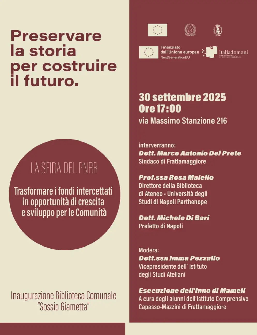 Inaugurazione Biblioteca